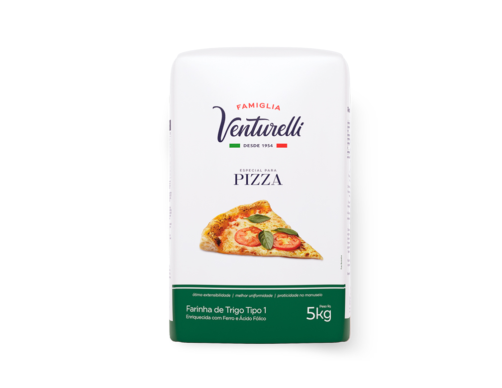 FARINHA DE TRIGO PIZZA VENTURELLI 5 KG (FDO 25 KG)